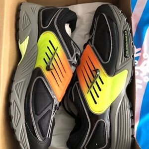 Nike Black with Neon Yellow and Orange Accents Sneakers